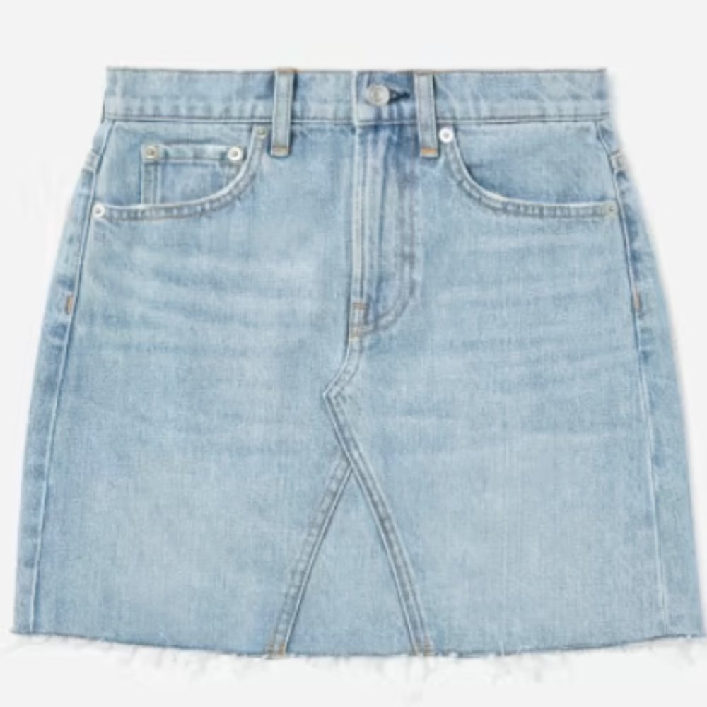 NWT Everlane denim mini skirt